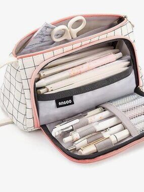 Angoo EastHill Pencil Case, Make-up Bag, Zippered Pouch,Case,Bag